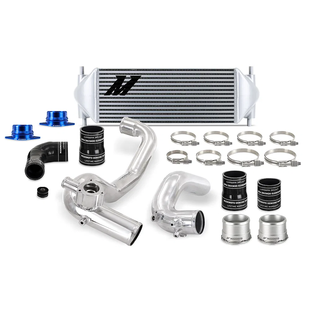 MMINT-BR23-21KPSL – MISHIMOTO Intercooler, Air To Air 5.68 Horsepower 4.7 Inch Thick Silver Core With Polished Pipes ...